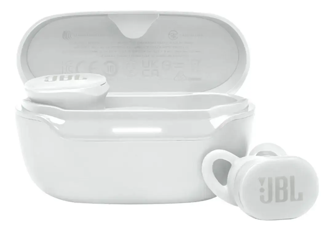 Fones de ouvido Jbl Endurance Race 2 Bluetooth Nc - capa Co, cor branca