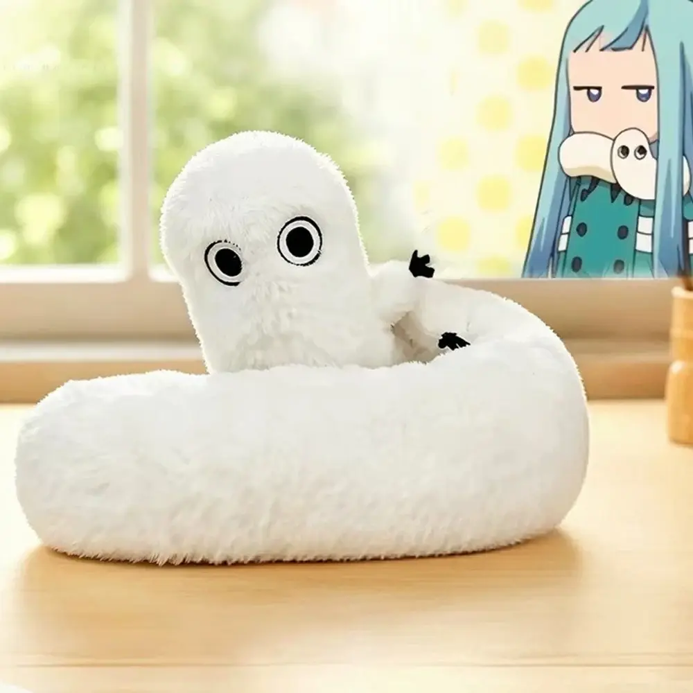 Brinquedos de Pelúcia Witch Hat Atelier Fudeworm, Fofos e Moldáveis, Bonecos de Anime Brush Buddy, Presentes de Aniversário para Fãs, Decoração para Casa - 1