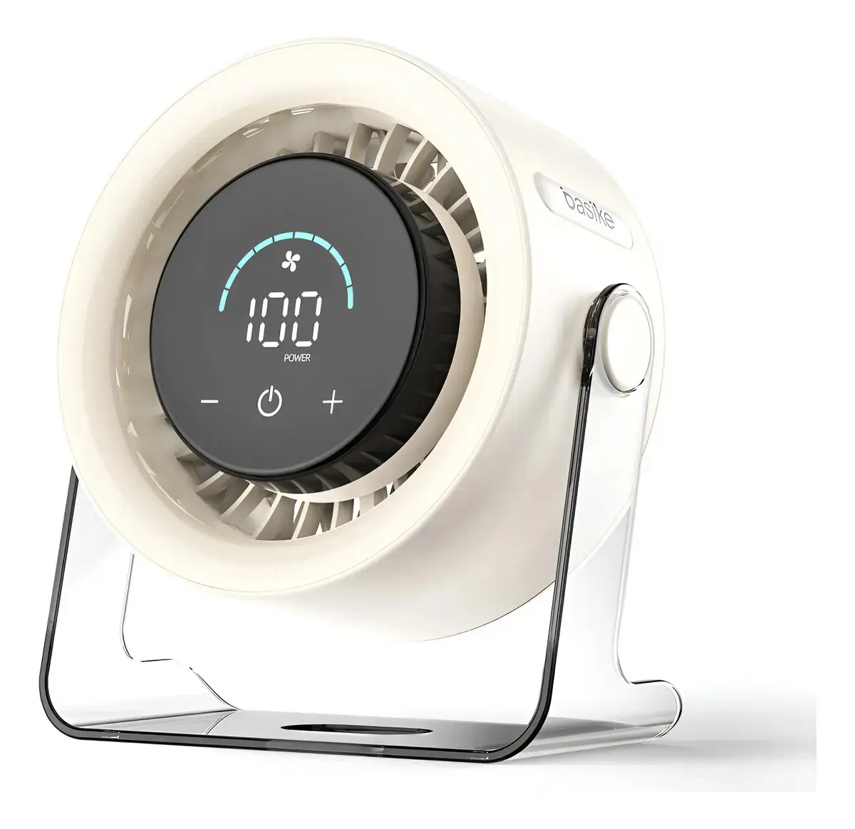 Ventilador Portátil Basike Ba-FON342 Silencioso Para Mesa e Parede Com Luz LED - 1