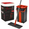 Mop Limpeza Rodo Mágico Giratório Esfregão Balde Flat Flash Original Powermaid - 1