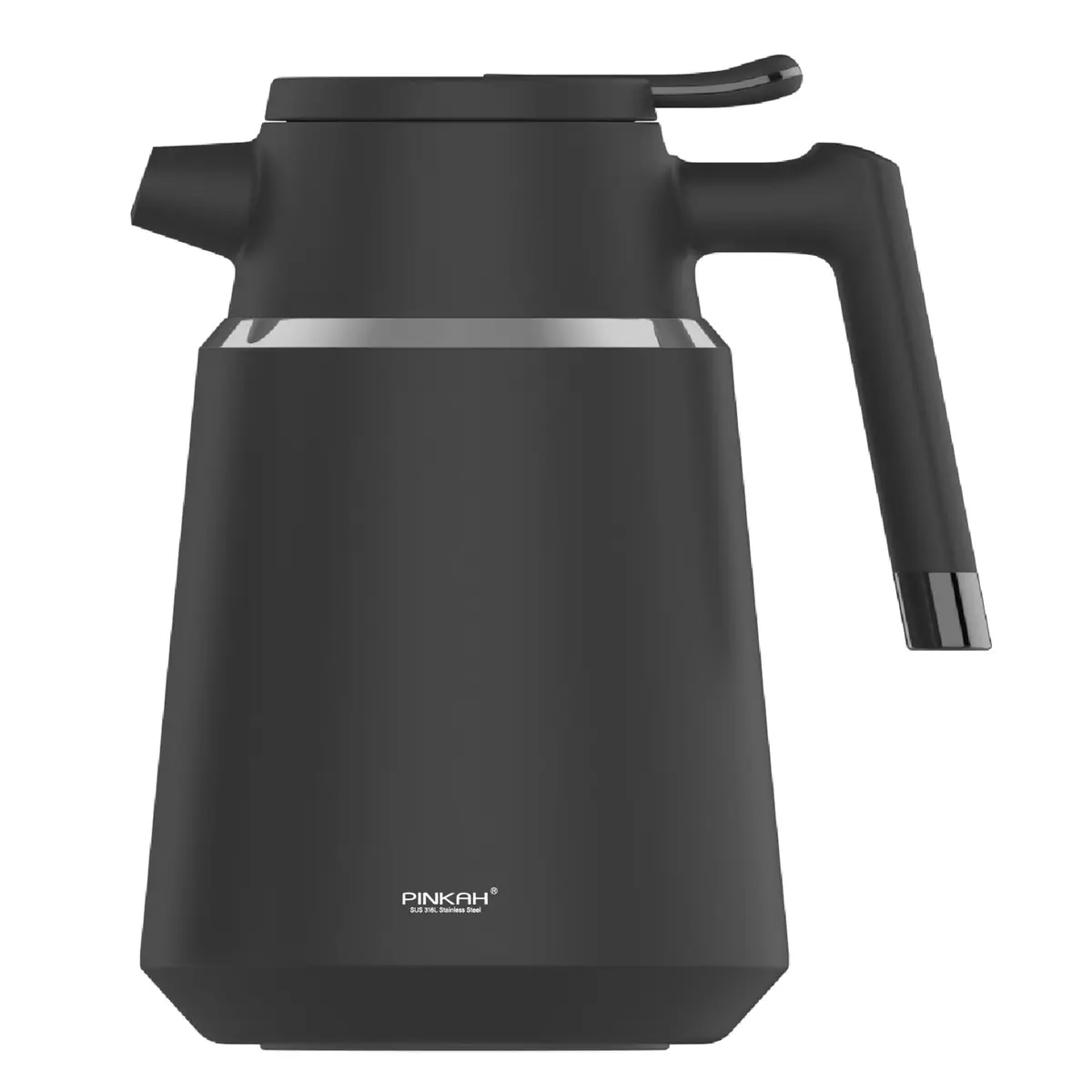 Garrafa Térmica em Aço Inoxidável 304, 1,8L, com Filtro, Revestimento em Pó Pinkah