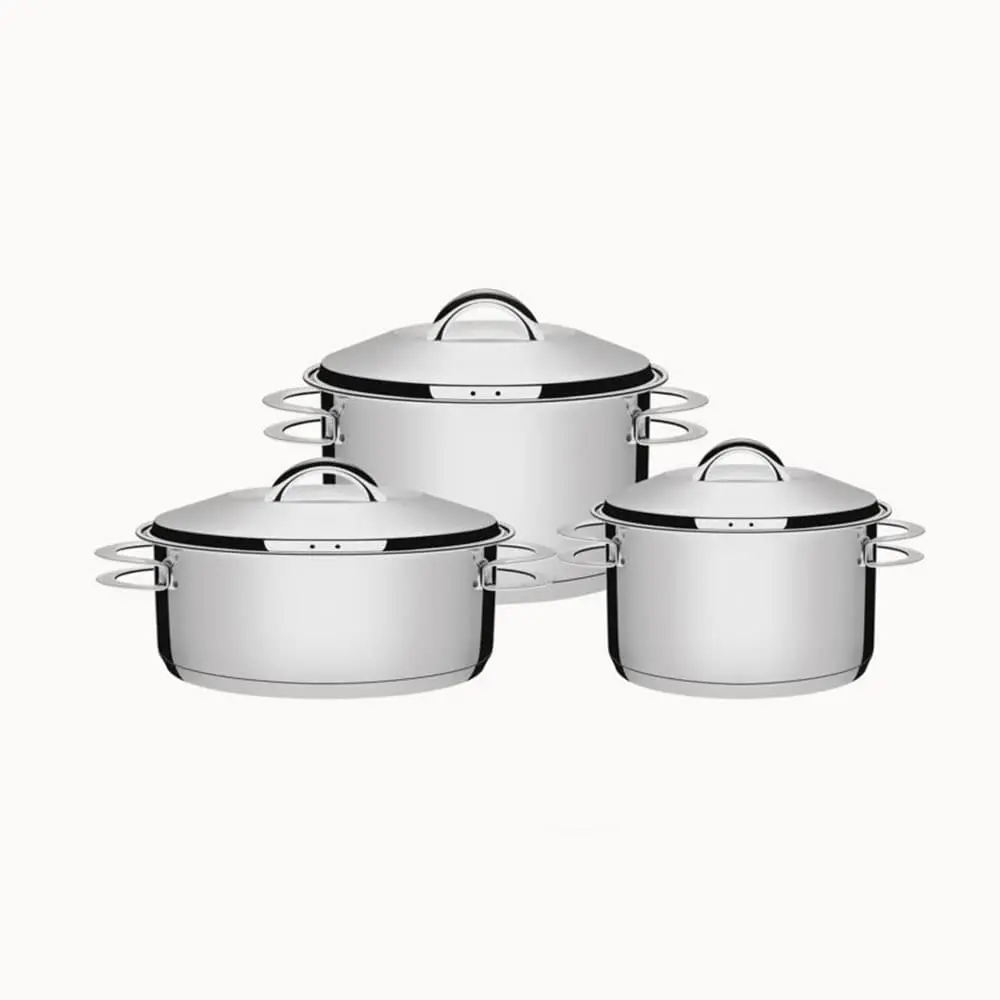 Jogo de Panelas com Fundo Triplo, Tramontina, Solar 65510740, Inox - 1
