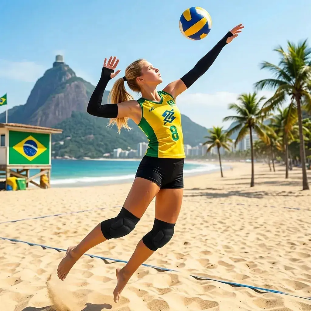 Joelheira Esportiva E Manguito Kit Vôlei Cor Preto Tamanho G thumbnail 6