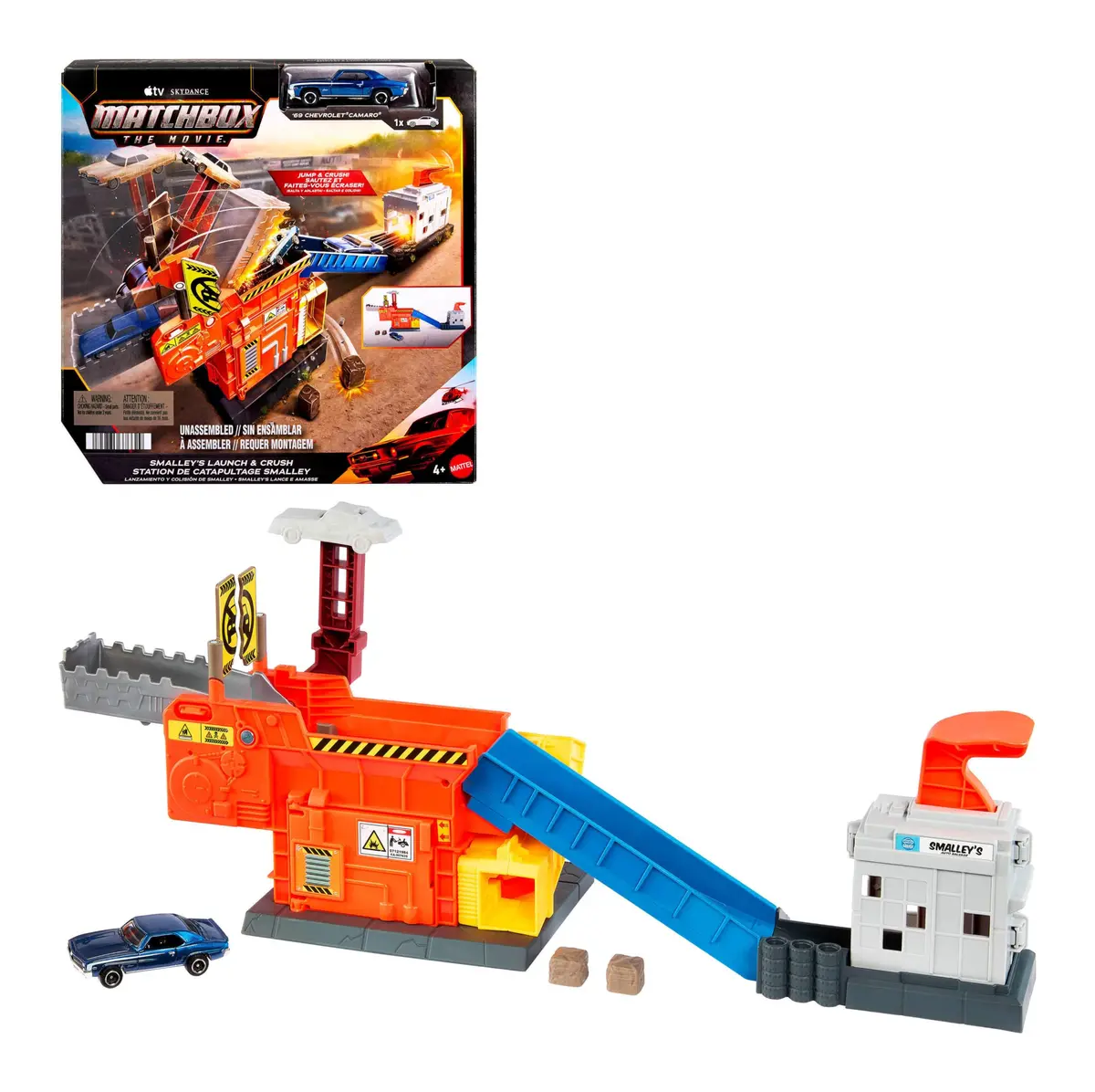 Matchbox 0 Conjunto de Brinquedo The Movie Playset Crusher 4Y+