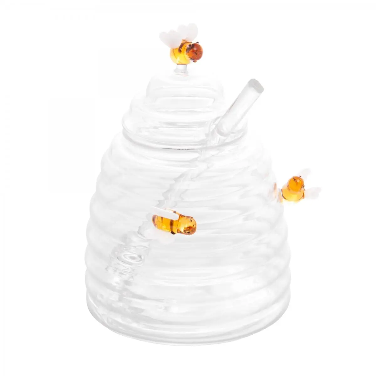 LYOR - Meleira de Vidro Borossilicato com Pegador Lovely Bee 500ml