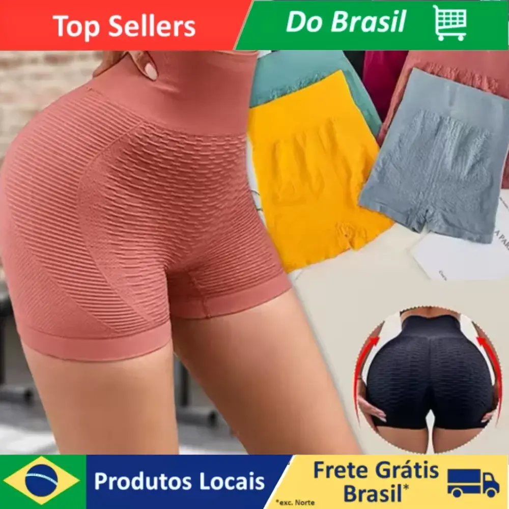 Calcinha Modeladora Feminina de Cintura Alta, Redutora de Barriga e Abdômen, em Tecido Fitness - 1