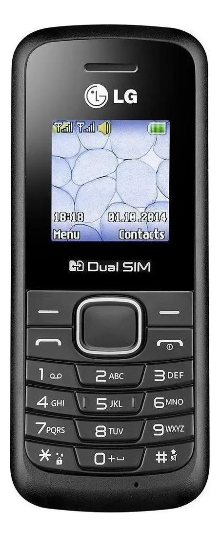 LG B220A Dual SIM 32 MB preto 32 MB RAM celular simples - CHIP 2G - 1