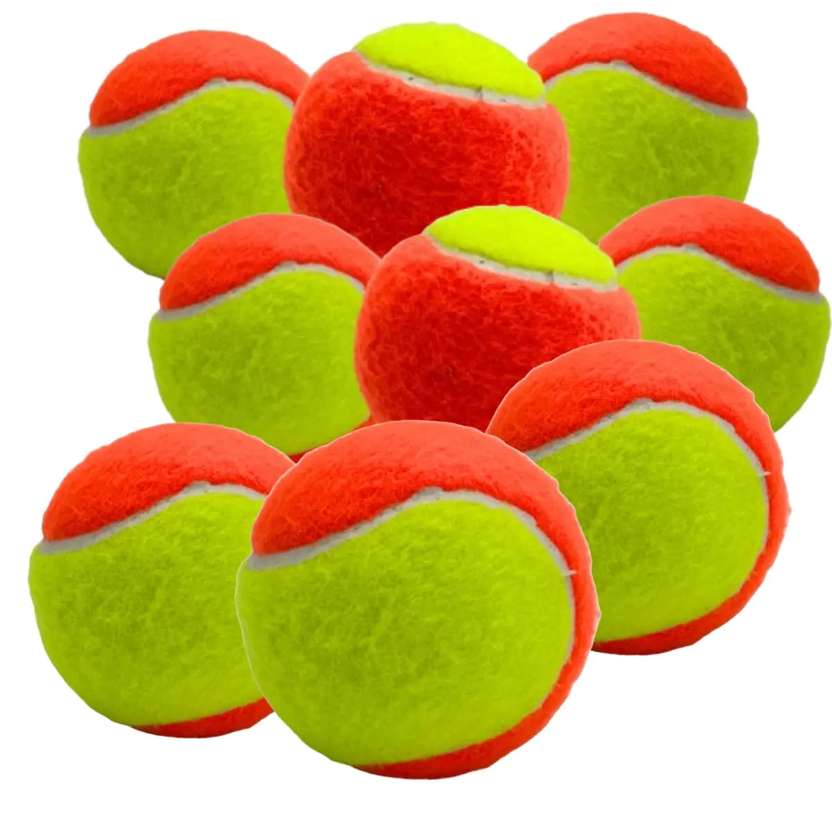 Kit Bolas de Beach Tennis Alta Performance com Feltro de Alta Durabilidade para Treinos Intensos - Resistente e Durável