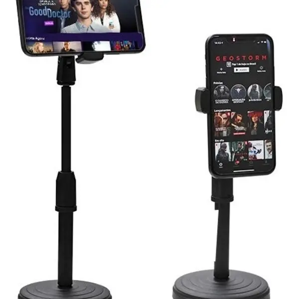 Suporte Tripé Celular Smartphone De Mesa Escritório 360º - 1
