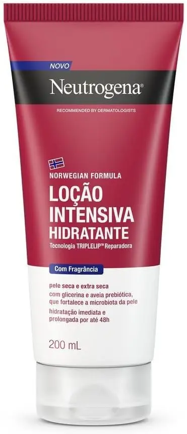 Hidratante Corporal Neutrogena Norwegian Intensivo, Com Fragrância, 200ml