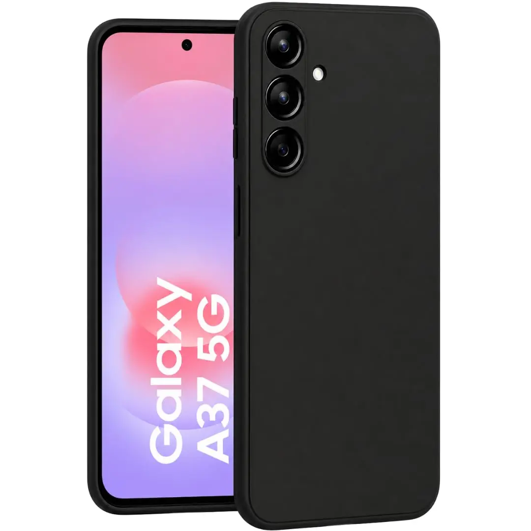 Capa para Samsung [Galaxy A37] Capinha Premium Ultra Slim Case com Proteção de Camera, Anti Impacto e Resistente, Anti Riscos, Leve, Aveludada e Design Elegante (Preto)