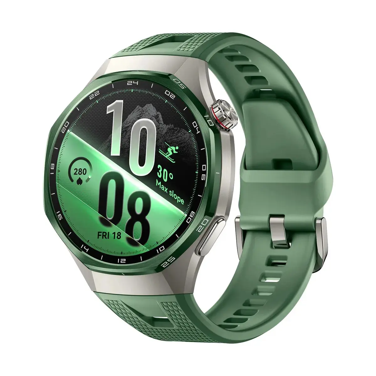 HUAWEI WATCH GT 7 Pro 46mm Smart Watch, Bateria de até 21 dias, Caixa em liga de titânio e bisel em cerâmica nano-tech, ECG, Monitoramento da Frequência Cardíaca, Golfe, Ciclismo, Verde - 1