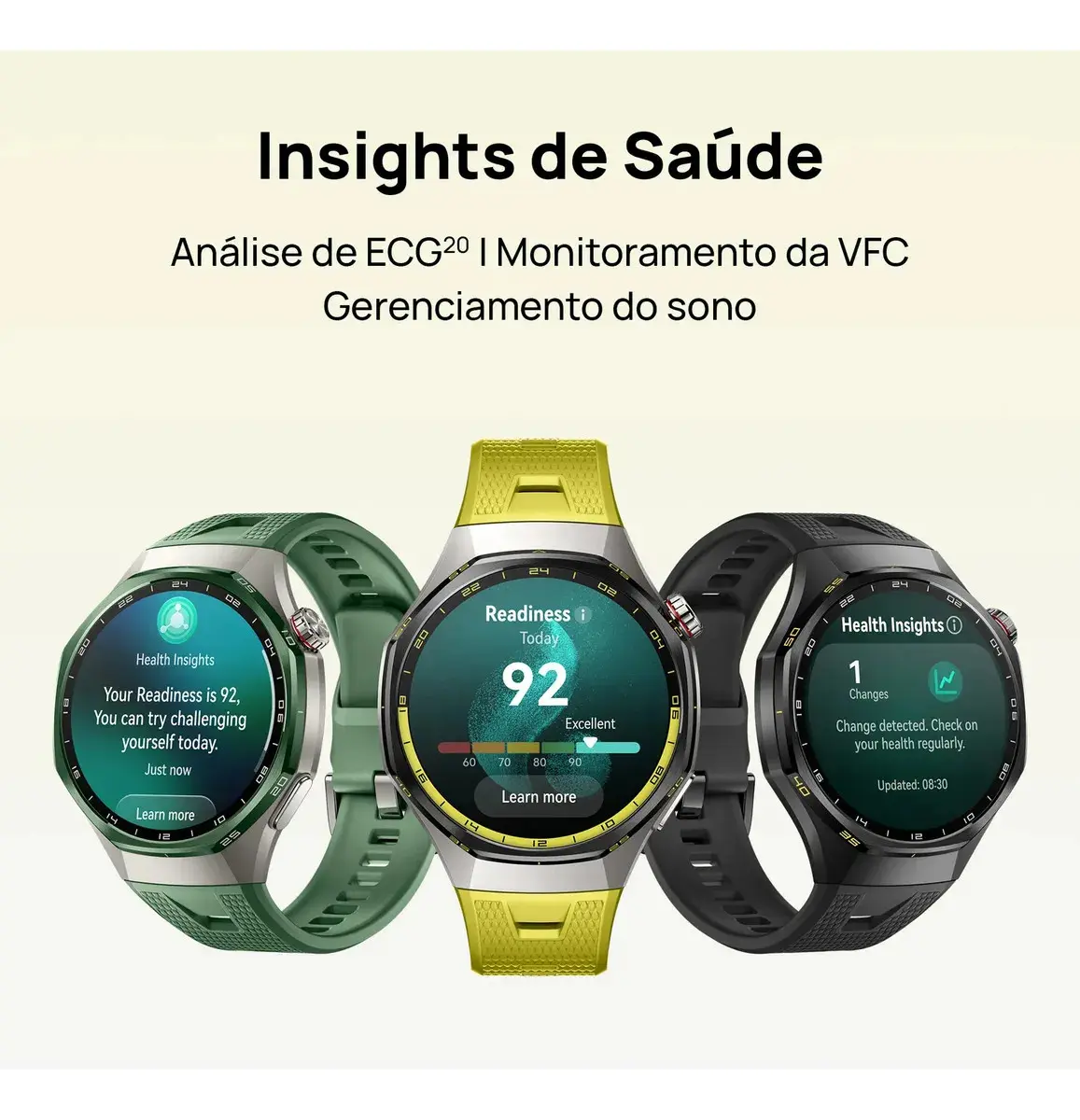 HUAWEI WATCH GT 7 Pro 46mm Smart Watch, Bateria de até 21 dias, Caixa em liga de titânio e bisel em cerâmica nano-tech, ECG, Monitoramento da Frequência Cardíaca, Golfe, Ciclismo, Verde thumbnail 9