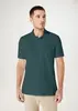【Tam.: M】Polo Masculina em Piquet Verde - 1
