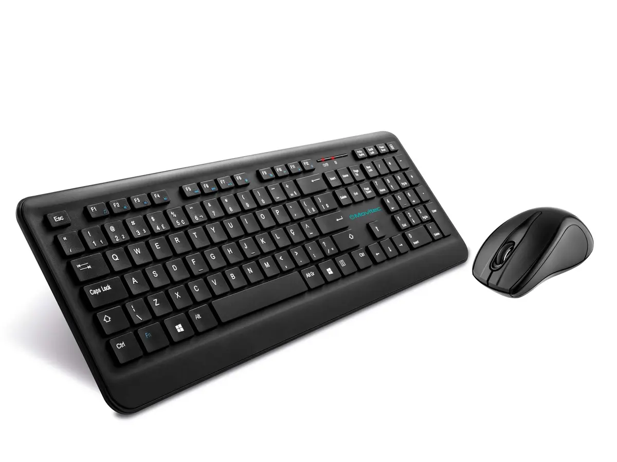 Combo Movitec, Teclado ABNT2 + Mouse sem Fio com 1200 DPI - OTCW-01