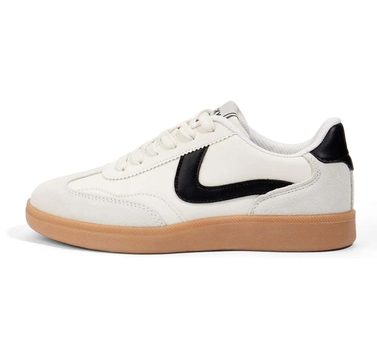 LUCKY STEP Tênis Feminino Retrô Clássico Casual Antiderrapante Confortável | Tênis de skate casual | Sapatos de caminhada com cadarço