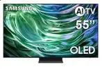 Smart TV 55” 4K Samsung OLED QN55S90DAGXZD AI Energy Mode, Dolby Atmos, Alexa built in, Wi-Fi, Bluetooth, USB, HDMI - 1