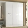 Guarda-Roupa Demóbile Ártico com 5 Portas e 135cm de Largura - Branco - 1