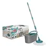 Mop Flash Limp Mop Giratório Fit com balde centrífuga Cinza-escuro - 1