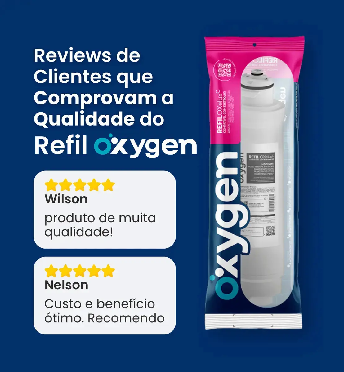 Refil Filtro Água Purificador Electrolux PE12 Acqua Pure Compatível Oxygen thumbnail 5