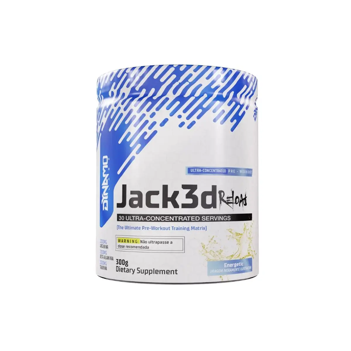 Pré Treino JACK3D Reload 300g Dynamo Labz (Energético) - 1