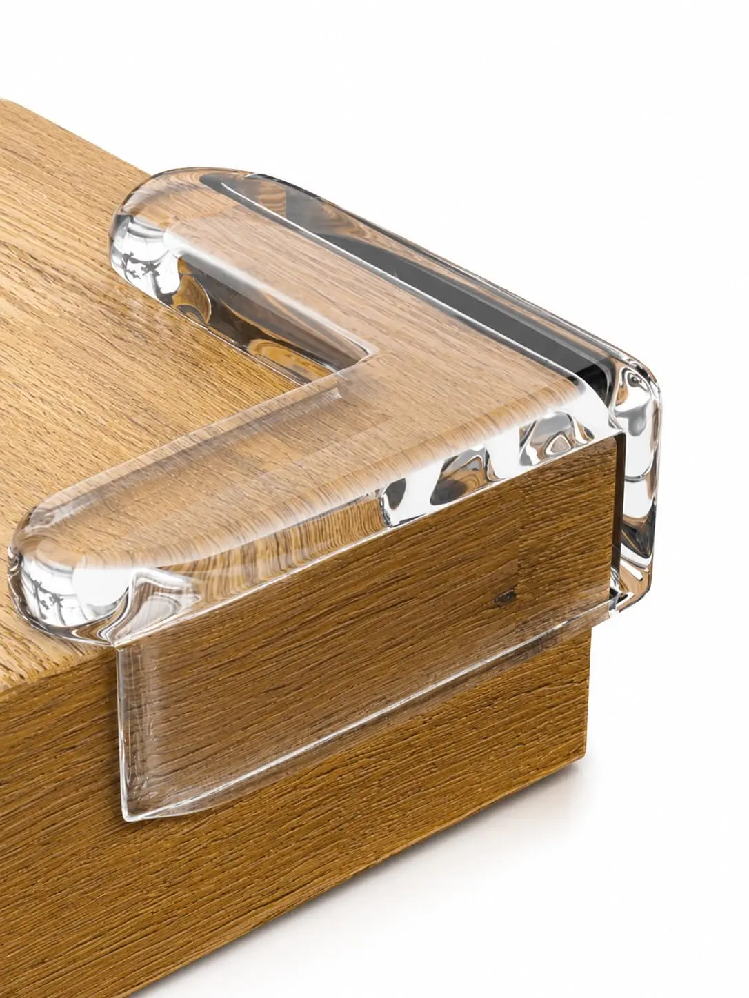Protetor para Quina de Mesa de Silicone Transparente Segurança de Canto para Bebês e Crianças Proteção para Móveis Mesas Flexível Ideal para Casa
