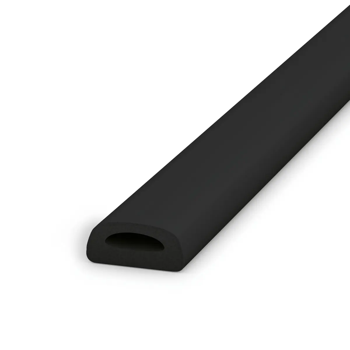 Veda Frestas - 4mm Preto - 6 Metros - Comfort Door