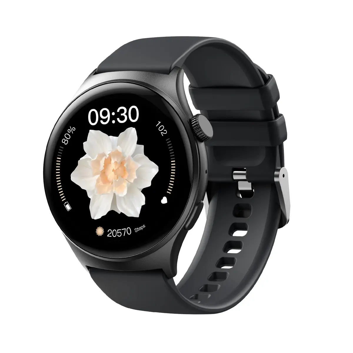 Bettdow SmartWatch 1.39" Full Touch, Assistente de voz Al, IP68 à Prova d'Água, Ligações Bluetooth, 120+ Modos Esportivos, Notificações Relógio feminino, Compatível com iOS/Android (preto) - 1