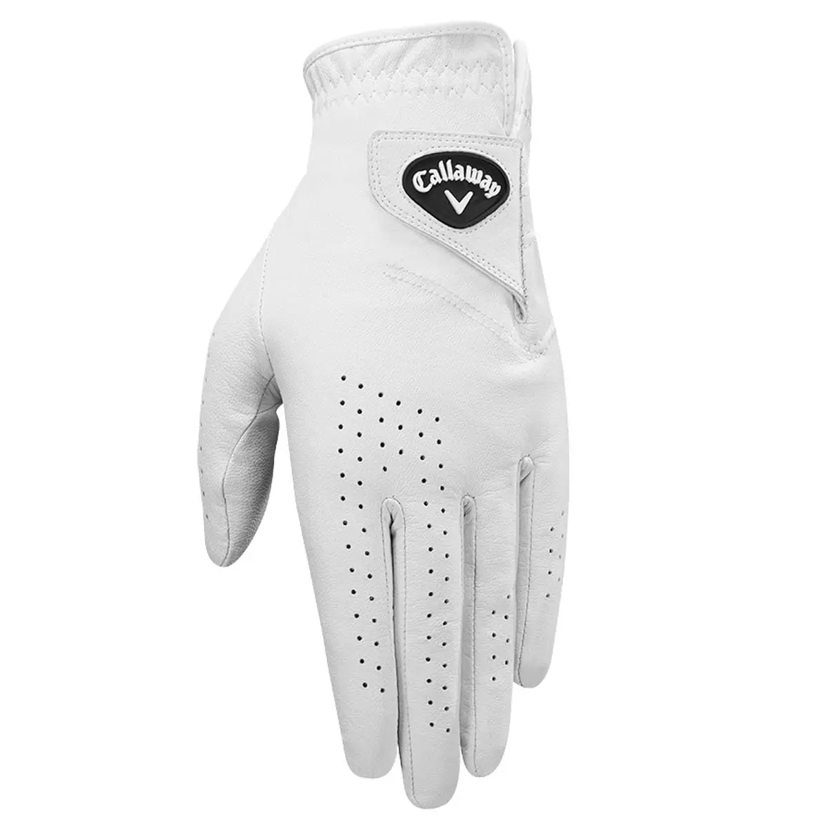 Callaway Luva de golfe Dawn Patrol (usada na mão esquerda, branca 2019, M, padrão)
