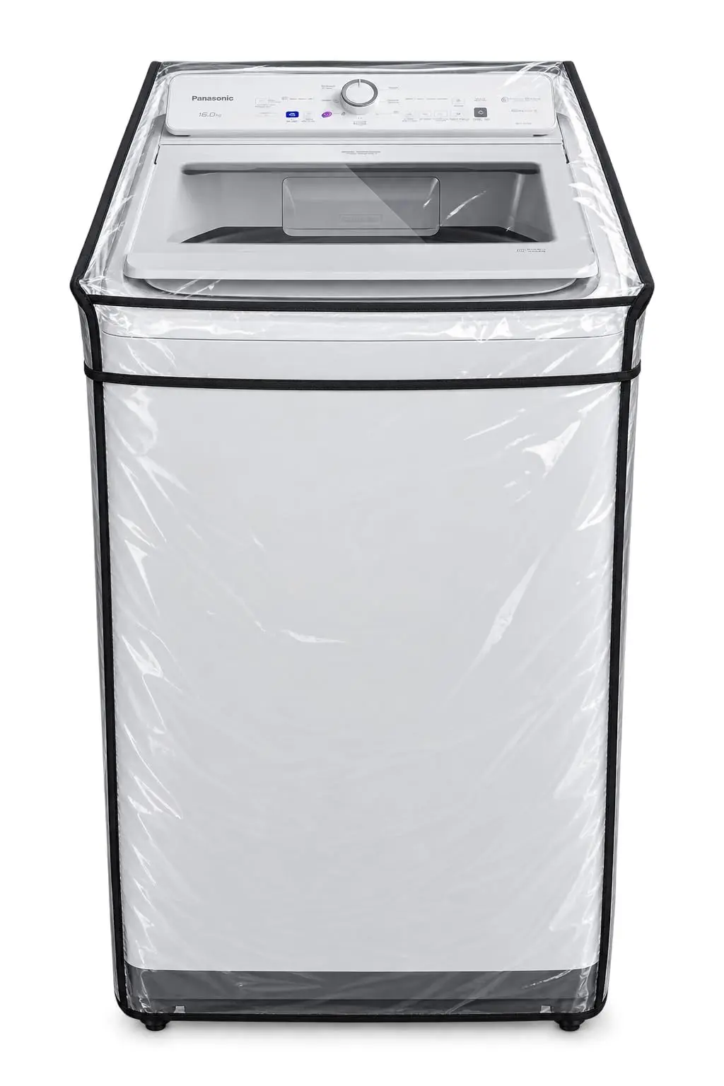 Capa Para Maquina De Lavar Roupa 18Kg 19Kg Impermeável, Resistente, Prática - Material Pvc Cristal Transparente Com Elástico Para Melhor Fixação Consul Brastemp Electrolux LG Panasonic