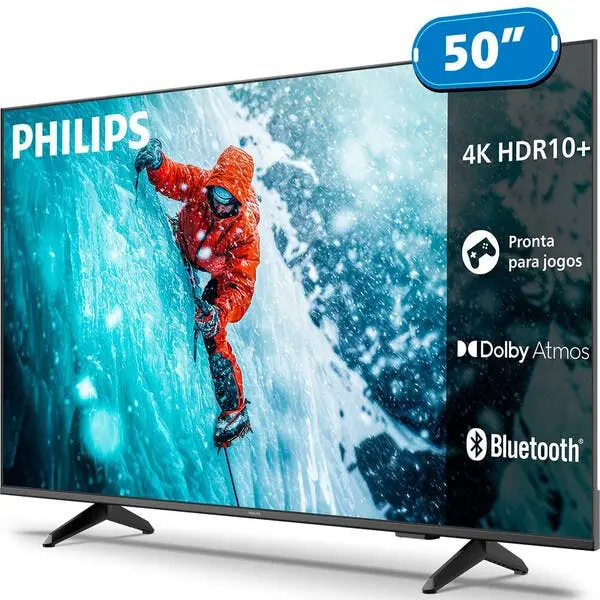 Smart Tv Philips 50, 4k Uhd, Titan Os, Dled - 50pug7300/78