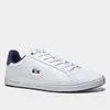 【Tam.: 40 41 e 42】Tênis Couro Lacoste Court Sneakers Masculino - Branco+Marinho - 1