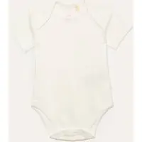 body infantil de algodão off white