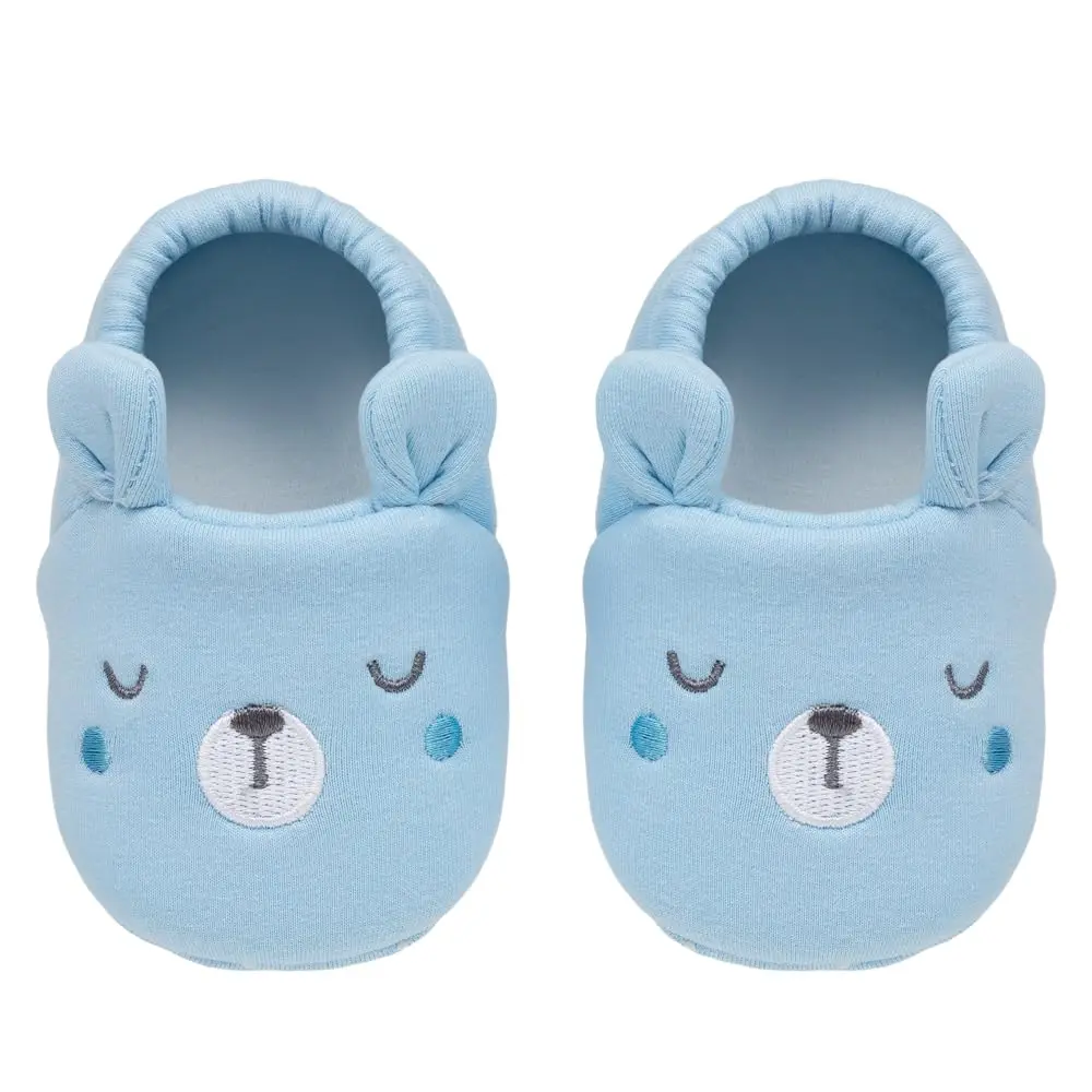 Pantufa Urso Azul- 18 A 24 Meses