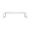 Suporte Fixo para Monitor Trust Monta, em Vidro Temperado, Branco - 25351 - 1