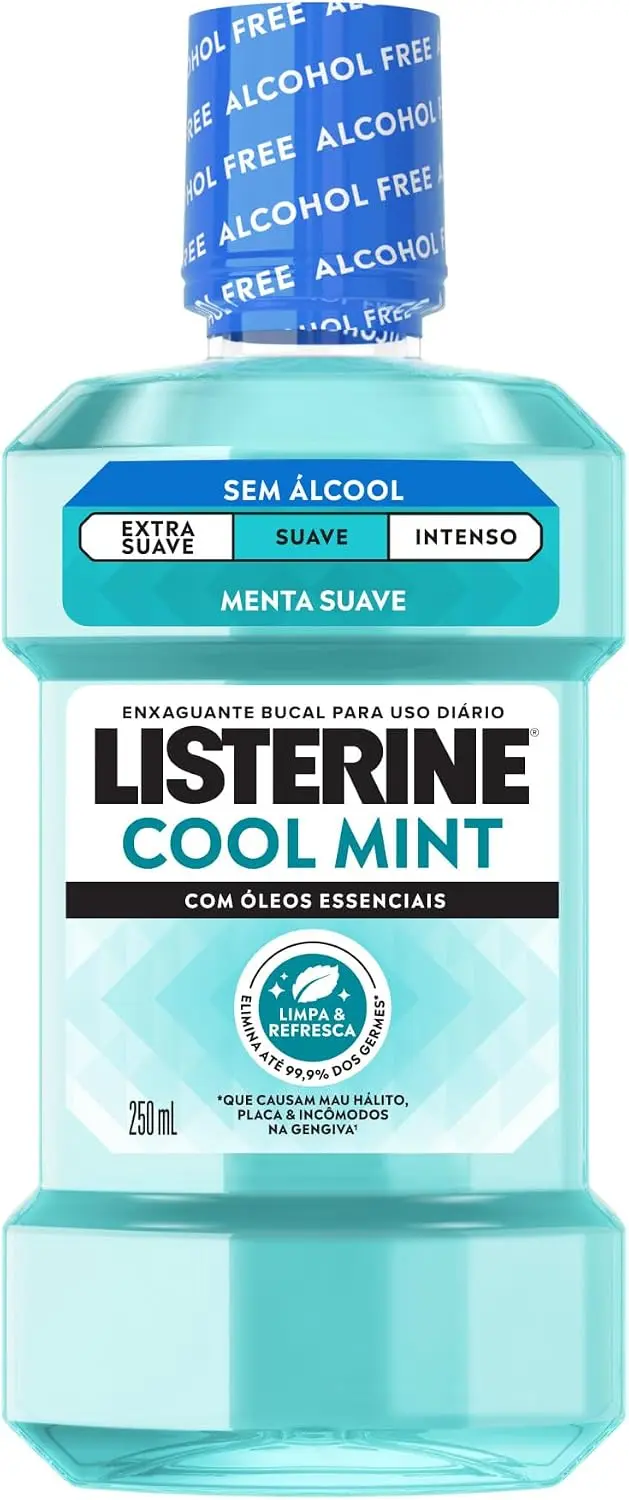 Enxaguante Bucal Listerine Cool Mint, Sem Álcool, 250ml - 1