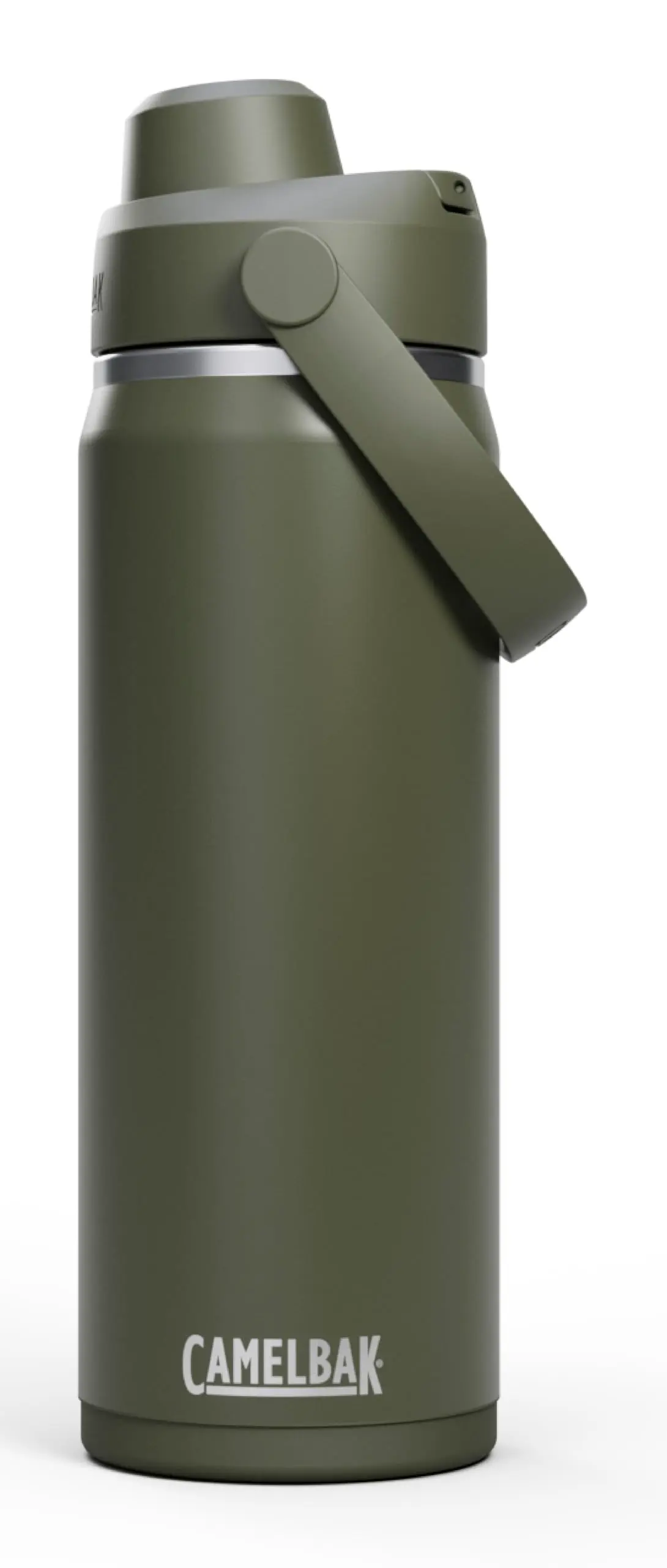CamelBak Garrafa de água Thrive Chug isolada de aço inoxidável musgo, 590 ml