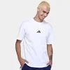 Camiseta Adidas Small Logo Masculina - Branco+Preto - [Tamanho p, m, g e gg] - 1
