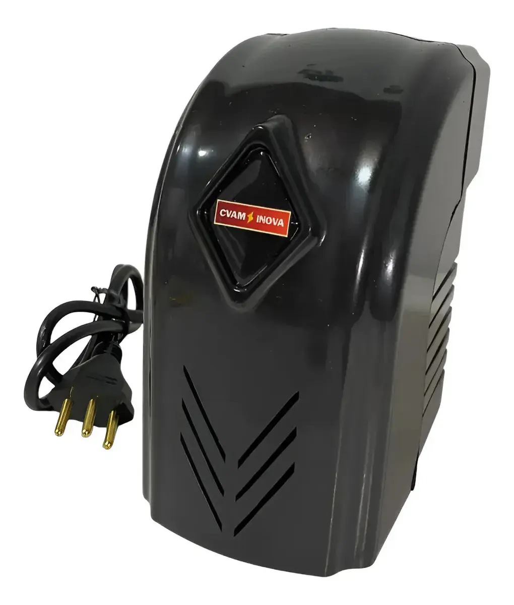 Protetor De Energia Bivolt 500va Rearmável Com Dps Proteção Contra Raios Picos E Quedas De Energia
