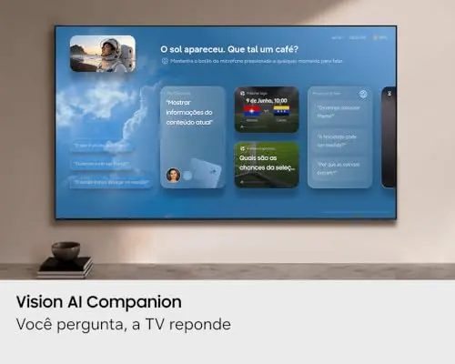 Samsung Smart TV 65" Mini LED 4K M75H 26/2027, Vision AI Companion, Modo Futebol, Xbox Cloud Gaming, Canais Gratuitos, 7 Anos de Atualização thumbnail 4