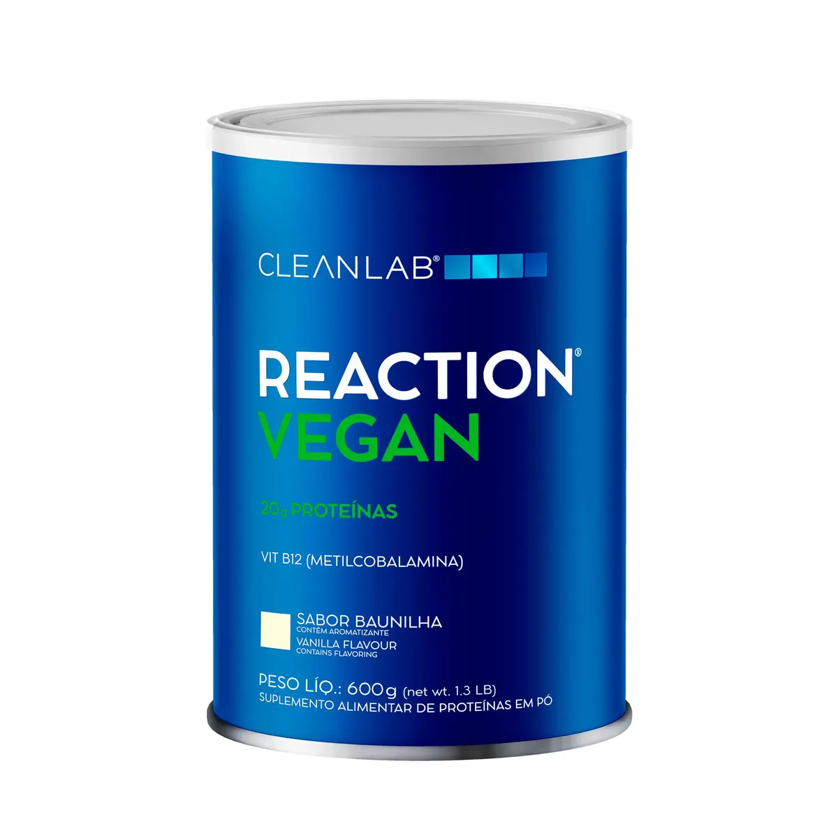 CLEANLAB® REACTION® VEGAN (600g) BAUNILHA - 1