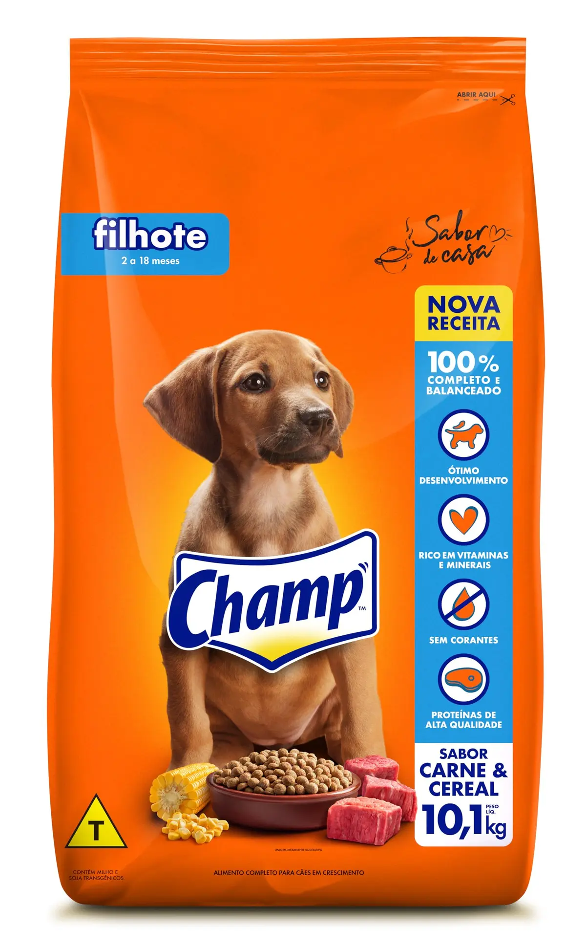 Ração Champ Para Cães Filhotes 10,1 kg