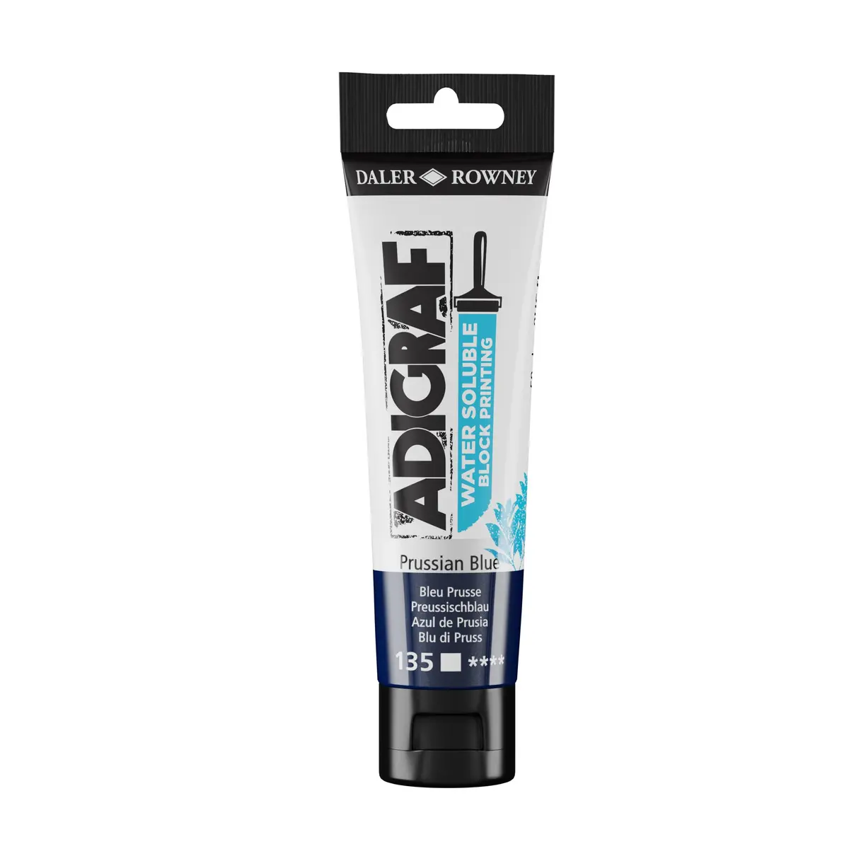 DALER ROWNEY Adigraf, Tinta Gravura para Impressão em Bloco Solúvel em Água 59ml, Cor Preta 026