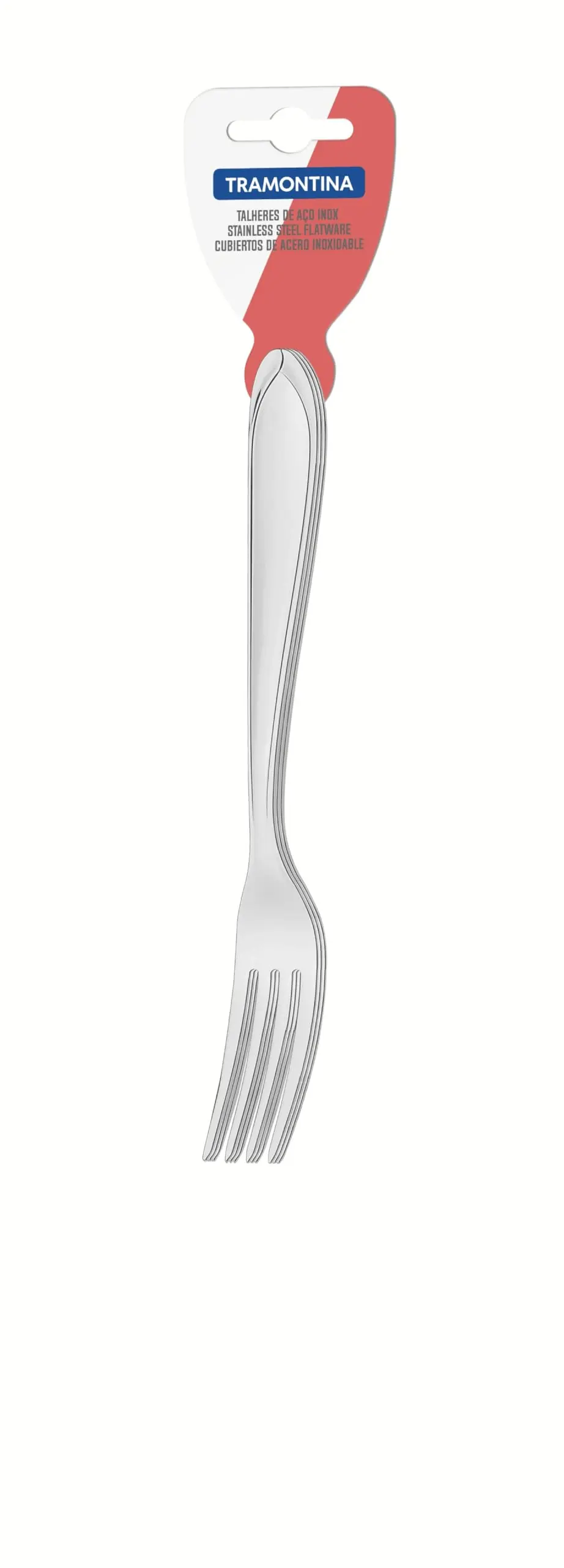 Conjunto De Garfos Para Sobremesa Aço Inox 3 Pç Tramontina Inox