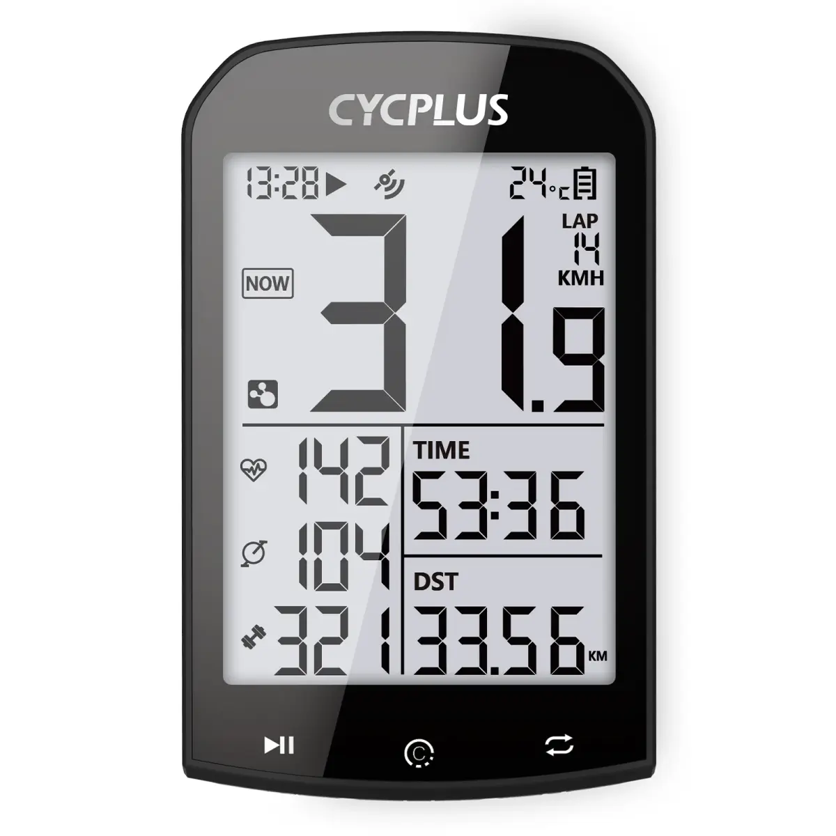 Cycplus m1 gps computador de bicicleta velocímetro ciclismo bluetooth 5.0 ant + medidor velocidade para garmin zwift acessórios da bicicleta