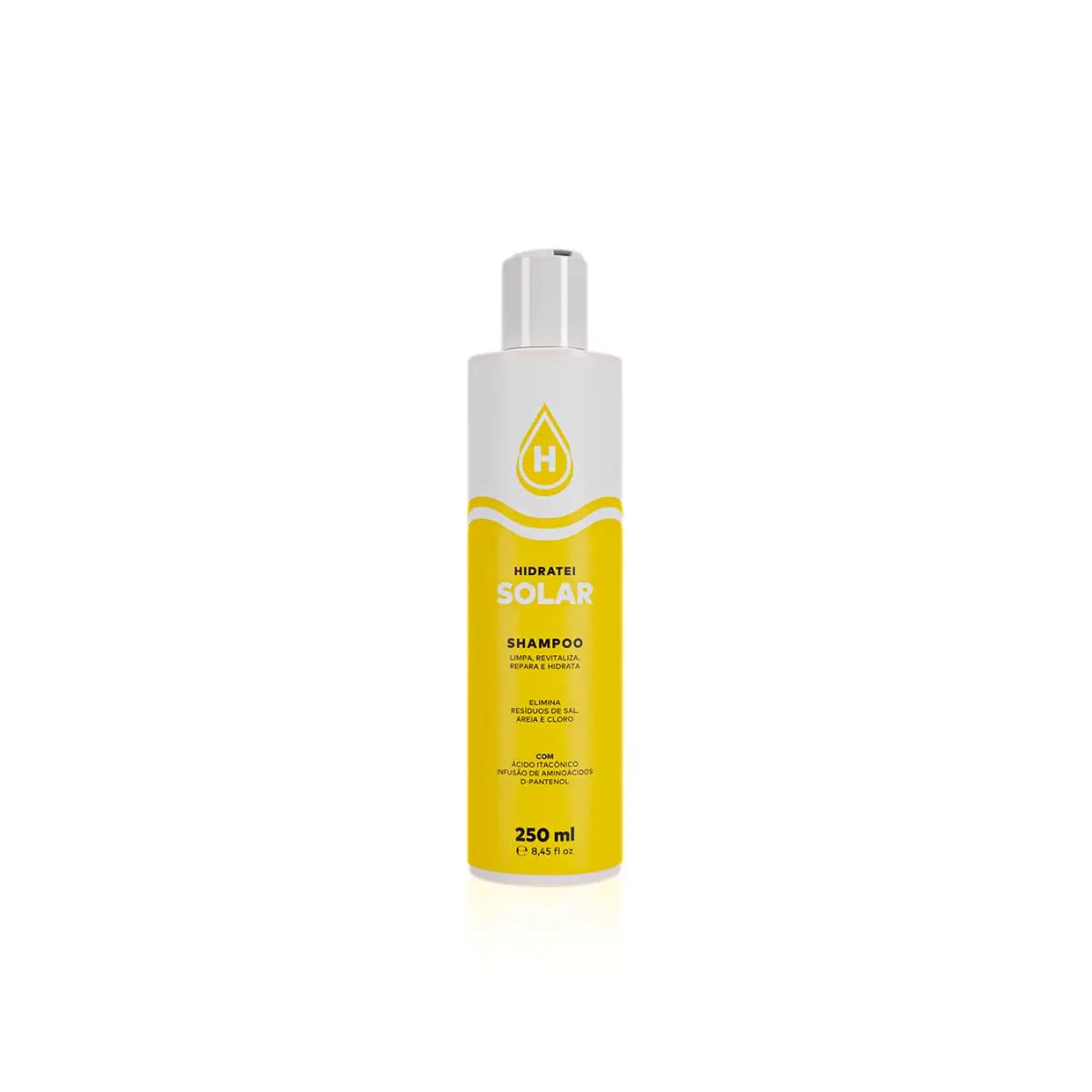 Shampoo Hidratei Solar 250ml Limpa E Revitaliza O Cabelo