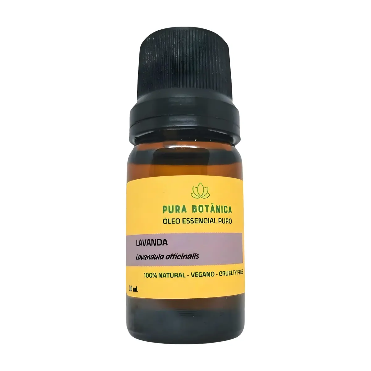 Óleo Essencial de Lavanda Francesa Officinalis 10 ml - Pura Botânica | 100% Puro, Lavandula officinalis da França, Sono Tranquilo, Relaxamento e Aromaterapia