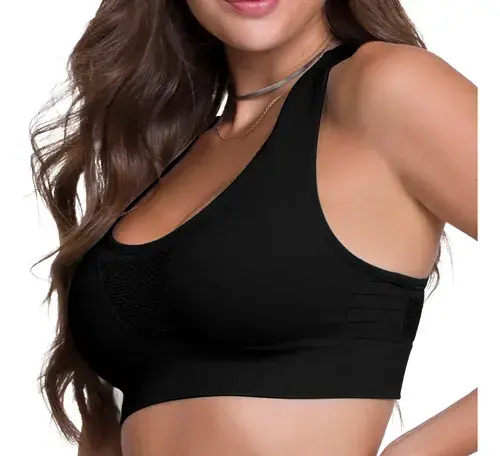 Top Selene Alta Sustentação Sem Costura Fitness Academia