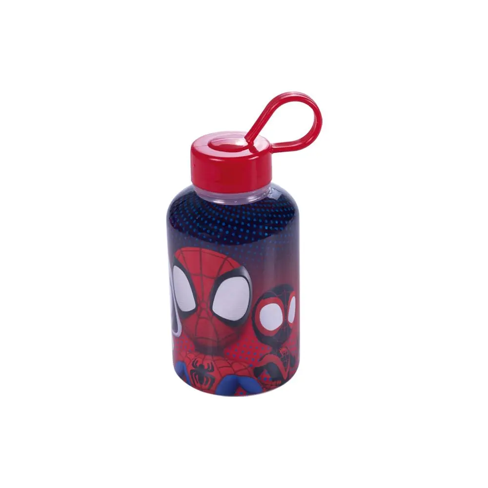 Garrafa Cilíndrica, Spidey, 280 ml, Vermelha, Plasútil