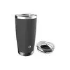 Soprano Copo Térmico Inox com tampa Everest Cinza 500ml - 1